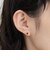 プチハートビジューピアス