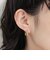 クリアカラーワンタッチリングピアス