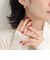 クリアカラーワンタッチリングピアス