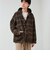 T/C起毛 チェックフーデッドシャツブルゾン