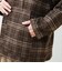 T/C起毛 チェックフーデッドシャツブルゾン