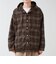 T/C起毛 チェックフーデッドシャツブルゾン