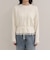 モールニットドロストレースカーディガン