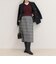 【Oneil of Dublin/オニールオブダブリン】checked midi skirt
