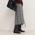 【Oneil of Dublin/オニールオブダブリン】checked midi skirt