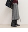 【Oneil of Dublin/オニールオブダブリン】checked midi skirt