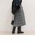 【Oneil of Dublin/オニールオブダブリン】checked midi skirt