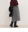 【Oneil of Dublin/オニールオブダブリン】checked midi skirt