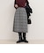 【Oneil of Dublin/オニールオブダブリン】checked midi skirt