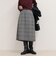 【Oneil of Dublin/オニールオブダブリン】checked midi skirt