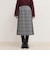 【Oneil of Dublin/オニールオブダブリン】checked midi skirt