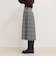 【Oneil of Dublin/オニールオブダブリン】checked midi skirt