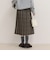 【Oneil of Dublin/オニールオブダブリン】checked midi skirt