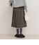【Oneil of Dublin/オニールオブダブリン】checked midi skirt
