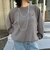 FR刺しゅうドロストスウェットニット