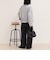 ブークレ裾ドロストプルオーバー