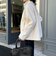 ループシャギースタンドショートコート