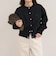【LACOSTE/ラコステ】ショート丈ダブルフェイスカーディガン