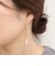 ニュアンスアシメパールピアス