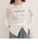 ツイストデザインballetロンTシャツ