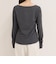 ツイストデザインballetロンTシャツ