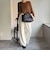 チャーム付きシボ2WAYバッグ