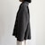 イタリアンエアリーペプラムコート