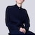 【TAION】100% CASHMERE FULL-ZIP HIGH-NECK SWEATER