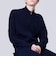 【TAION】100% CASHMERE FULL-ZIP HIGH-NECK SWEATER