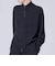 【TAION】100% CASHMERE FULL-ZIP HIGH-NECK SWEATER