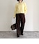 ウエストリブ裏ボアパンツ