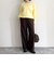 ウエストリブ裏ボアパンツ