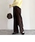 ウエストリブ裏ボアパンツ