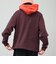 【遊び心あるバイカラー】2-TONE HOODIE ボアフード裏起毛スウェットパーカー