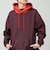 【遊び心あるバイカラー】2-TONE HOODIE ボアフード裏起毛スウェットパーカー