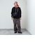 【遊び心あるバイカラー】2-TONE HOODIE ボアフード裏起毛スウェットパーカー