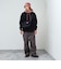 【遊び心あるバイカラー】2-TONE HOODIE ボアフード裏起毛スウェットパーカー