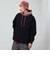 【遊び心あるバイカラー】2-TONE HOODIE ボアフード裏起毛スウェットパーカー
