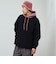 【遊び心あるバイカラー】2-TONE HOODIE ボアフード裏起毛スウェットパーカー