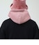 【遊び心あるバイカラー】2-TONE HOODIE ボアフード裏起毛スウェットパーカー