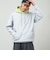 【遊び心あるバイカラー】2-TONE HOODIE ボアフード裏起毛スウェットパーカー