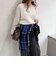 【TWEEDMILL/ツイードミル】トライアングルマフラー