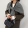 【TWEEDMILL/ツイードミル】トライアングルマフラー