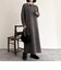 衿付きヘンリーニットワンピース