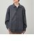 【クラシックな温もりと佇まい】ネルストライプ CPOシャツジャケット