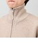 【アクセントを効かせたフェミニン＆モード】モヘアライク フリンジスタンドZIPカーディガン