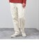 【豊富なサイズ展開/S～XL】コール裏フリースストレッチイージーパンツ