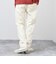 【豊富なサイズ展開/S～XL】コール裏フリースストレッチイージーパンツ