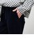 【豊富なサイズ展開/S～XL】コール裏フリースストレッチイージーパンツ