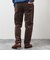 【豊富なサイズ展開/S～XL】コール裏フリースストレッチイージーパンツ